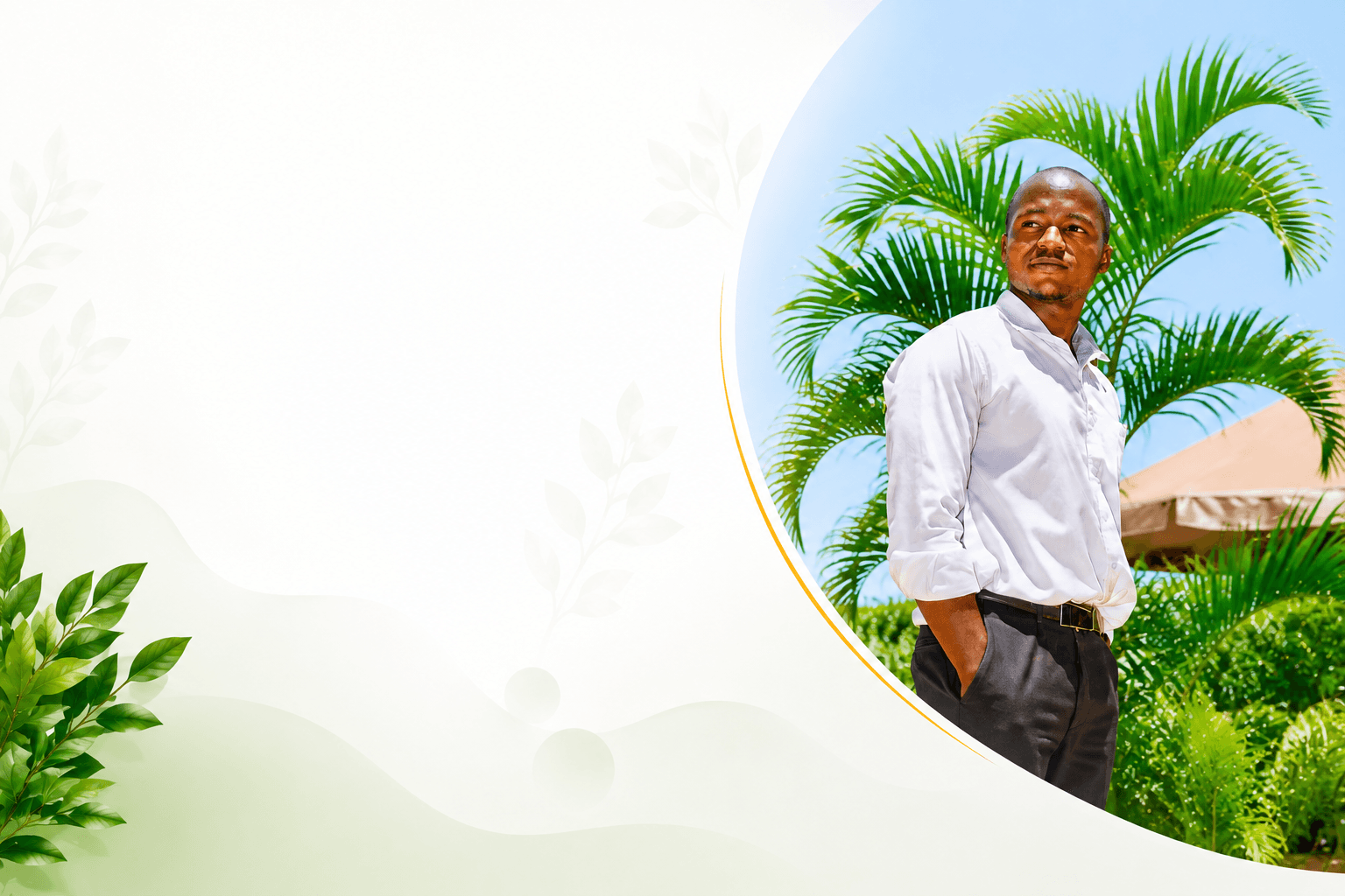 Hilux Ndayishiye, founder of Selalin Landscaping